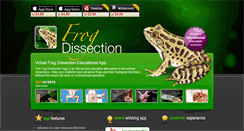 Desktop Screenshot of frogvirtualdissection.com